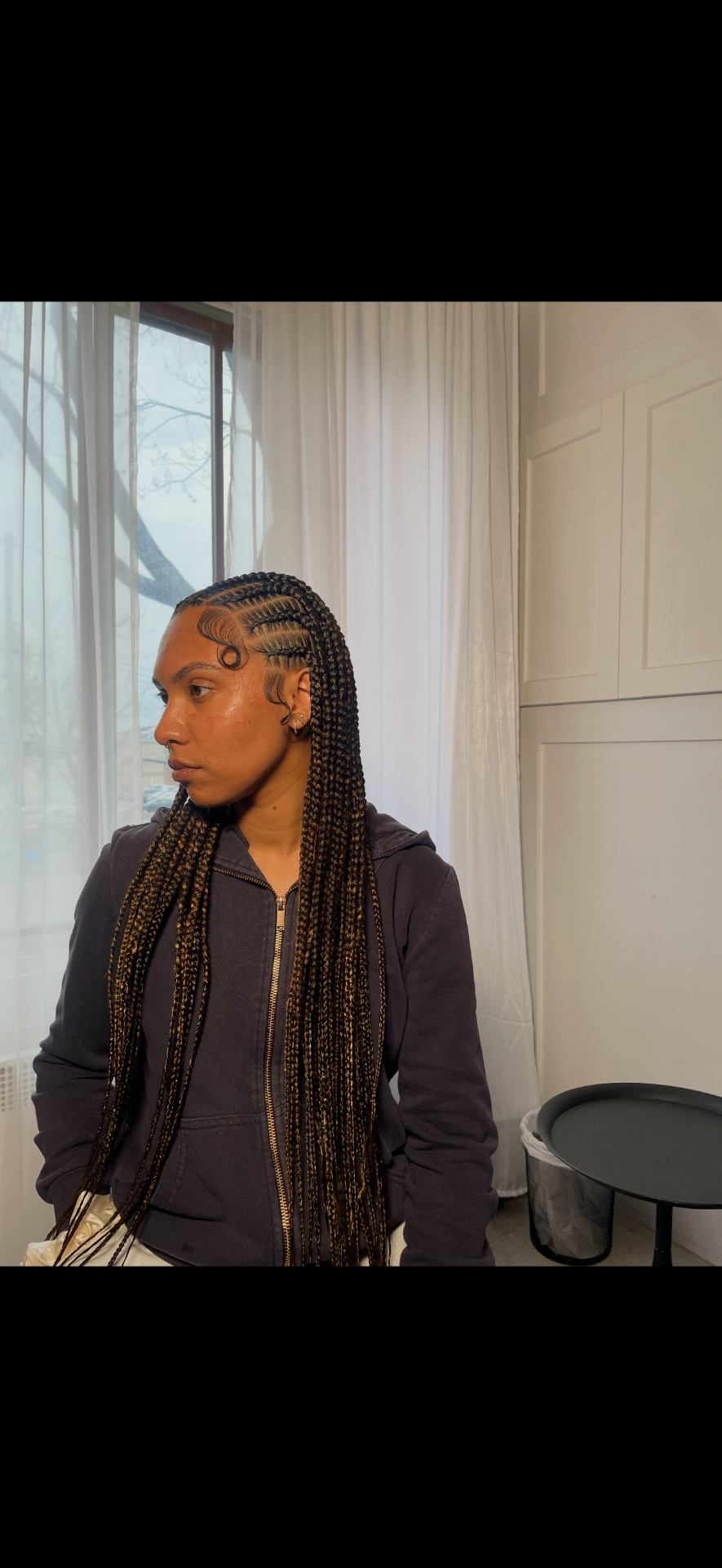 Stitch cornrow braids